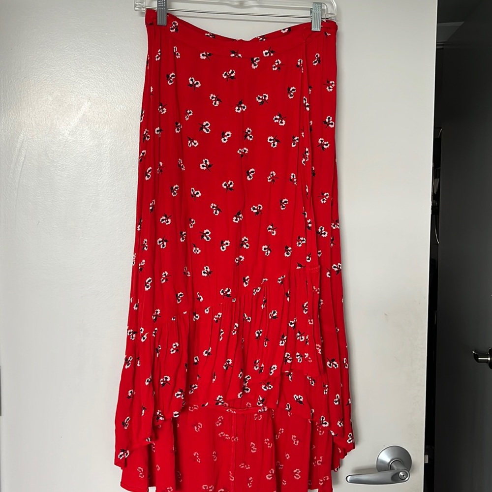 Billabong high-low wrap skirt